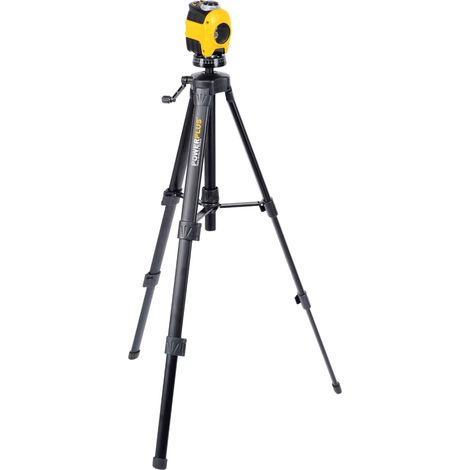 Niveau laser mur et plafond – Laser horizontal, vertical et transversal – Plage de mesure 10m – Classe laser II – Trépied réglable – Powerplus