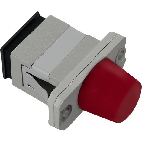 Adaptador híbrido Qoltec SC/UPC - FC/UPC  Simplex  Monomodo