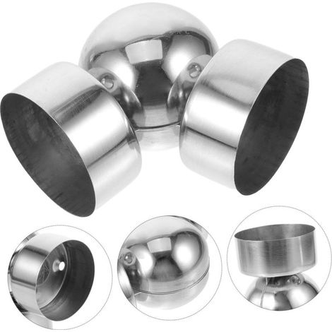 cable railing connectors parts deck cable railing connector for pipe stainless steel stair railing connector pipe elbow fitting stainless steel bracket (1/4)