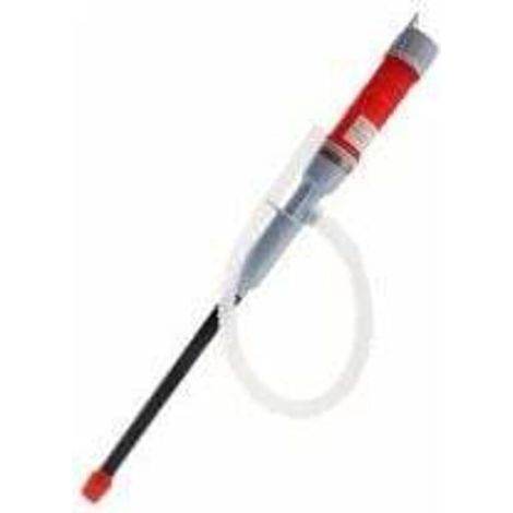 Rouge Electrique Pompe à Siphon de Transfert Batterie Liquide l'eau Pompe à Piles Tuyau de Siphon Essence Gaz Carburant Pompe Main Aspiration (1/4)