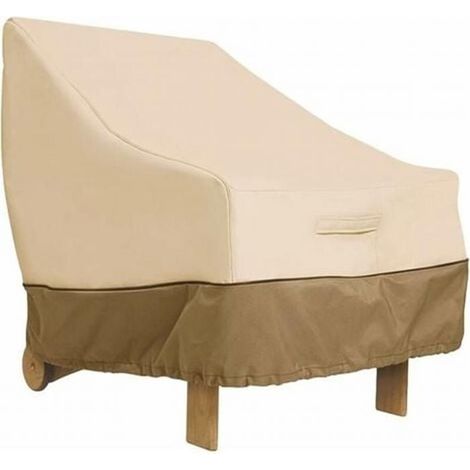 Housse de chaise de jardin, compatible avec les chaises de jardin d'extérieur. Fabriquée en tissu Oxford 210D. (1/5)