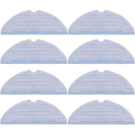 8 pièces de chiffons de nettoyage - adaptés aux accessoires S7/S7+/T7/S7plus/S7 Maxv/S7 Maxv Ultra/S7 Pro Ultra, microfibre, serpillière douce (1/5)