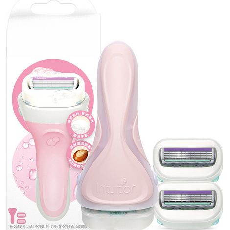 Kompatibel mit Schick Damenrasiererklingen für normale bis trockene Haut mit Sheabutter, 1er-Pack (2 Stück)