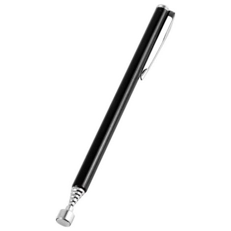 Ramassage magnétique simple, aimant extensible, outil à main, stylo magnétique télescopique, ensemble d'outils manuels (noir) (1/4)