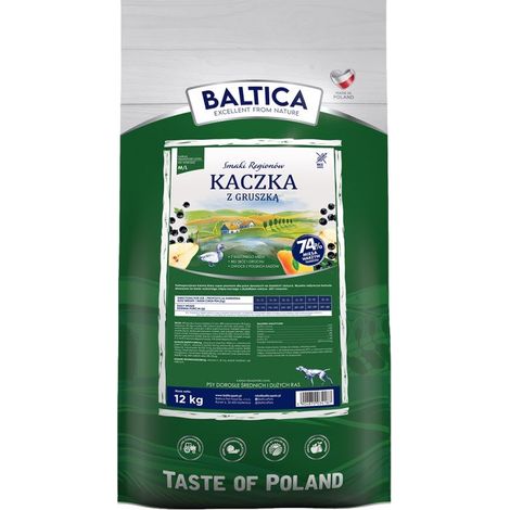 SAVEURS DES RÉGIONS BALTICA Canard à la poire M/L 12 kg (1/2)
