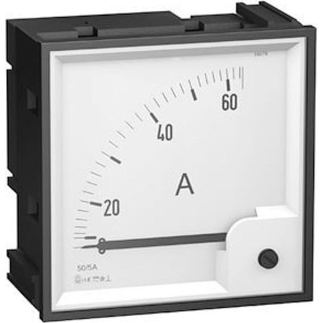 Cadran 3In 0-30-90A pour ampèremètre analogique 72x72mm dpt moteur SCHNEIDER 16006