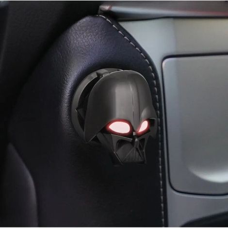 Metallische, kratzfeste Dekor-Aufkleber für Startknopf – Star-Wars-Thema, Figur Darth Vader