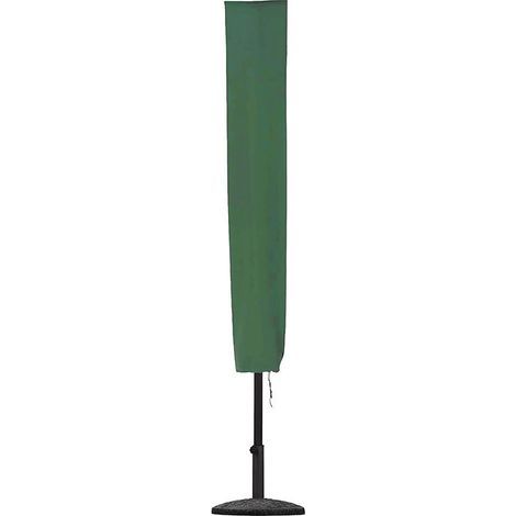 Housse de parasol robuste avec conception coupe-vent – Entretien simplifié, facile à nettoyer et à entretenir – Tissu Oxford 600D (Vert, 153 x 30 cm) (1/5)