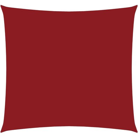 Maison Exclusive - Voile de parasol tissu oxford carré 4,5x4,5 m rouge