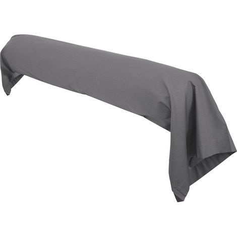 Taie de traversin uni coton ALTO 185x43 cm