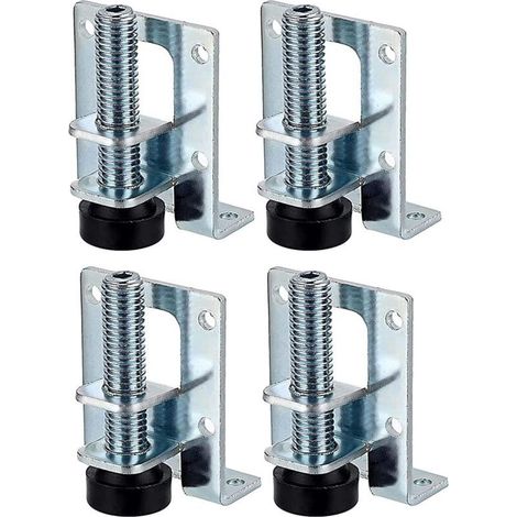 4 Pièce Niveleurs Meubles Réglables, Pieds de Nivellement Robustes, Pieds De Nivellement pour Meubles, Pieds de Meuble Réglables, Pied pour Meuble, pour Tables, Étagères, Placards, Établi (1/5)