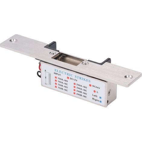 Jeffergarden Gâche électrique à sécurité positive (mode NC) pour système de contrôle d'accès cylindrique 12 V (1/5)