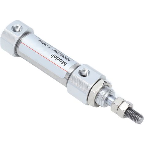 Cylindre pneumatique en acier inoxydable, mini outil pneumatique en forme de stylo pour machine de sérigraphie M5x0.8PB10x25 (1/5)