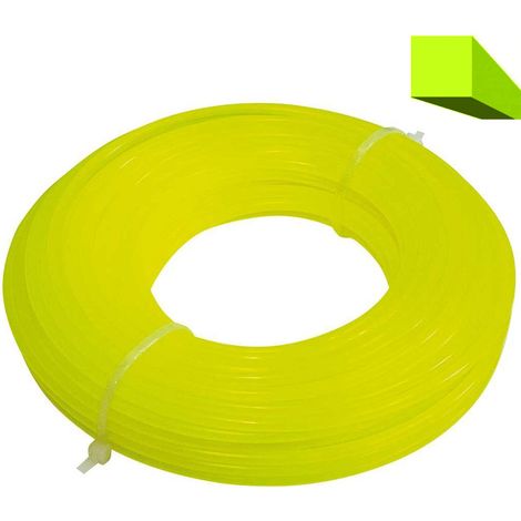 Globex filo quadrato per decespugliatore (blister) col. giallo mm. 4,0x10 mt. - Globex (1/3)