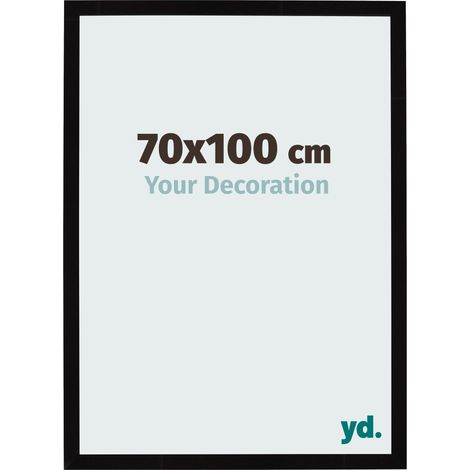 yd. - Cadre photo 70x100 - Noir Brillant - MDF - Bologna (1/5)