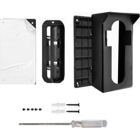 Cadre de sonnette antivol à angle réglable 50-130° pour Ring/Backlink 4 3 2 1 Pro (noir) (1/5)
