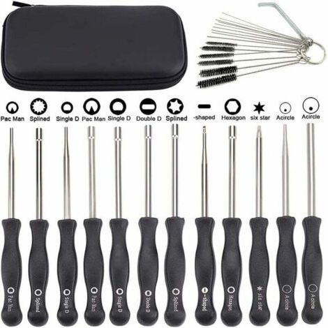 Lot de 12 outils de réglage carburateur avec scredrivers acircle pour petit moteur 2 temps pour Husqvarna pour tronçonneuse--TRIMEC (1/5)