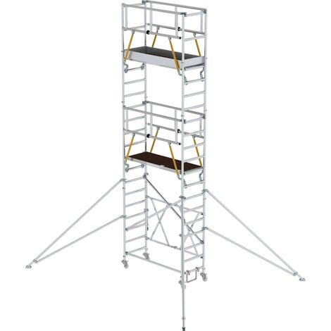 MUNK Klappgerüst SG 0,75x1,80m mit Ausleger und Sicherheitsgeländer 7,16m AH