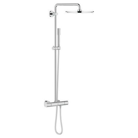 GROHE Colonne de Douche avec Mitigeur Thermostatique Rainshower System 310 27966000 (Import Allemagne), Argent, 310mm (1/5)