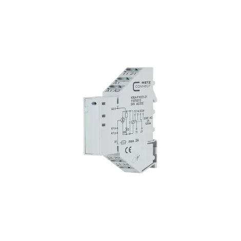 Koppelbaustein 24, 24 V/AC, V/DC (max) 2 Wechsler Metz Connect 11070213 1 St. (1/2)