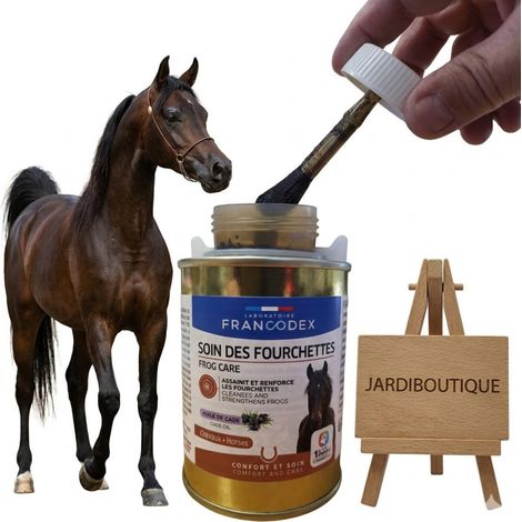 Soin des fourchettes pour chevaux à l huile de cade - Francodex 200 ml - Francodex (1/5)