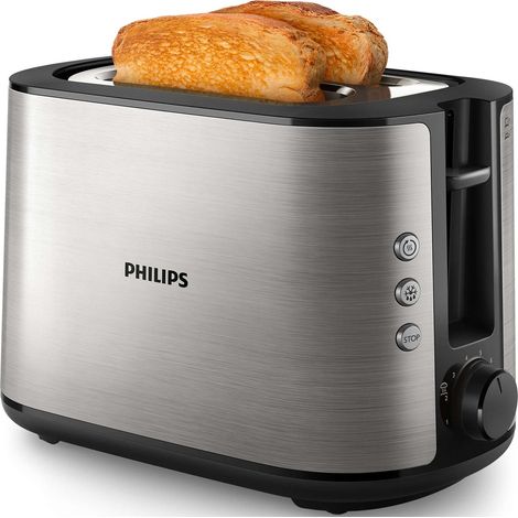 Toaster hd2650 edelstahl 2 scheiben