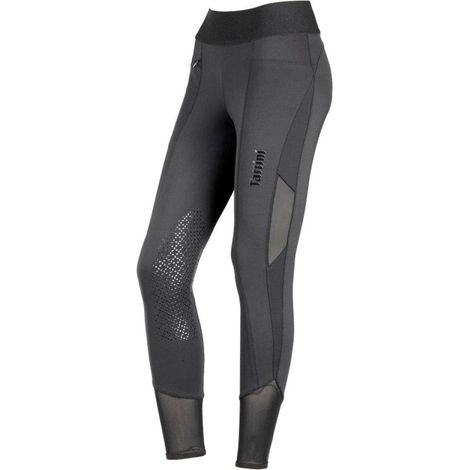 44 IT, Rosso ciliegia: Leggings da equitazione donna Calendula con inserti rete e taglio anatomico (1/4)