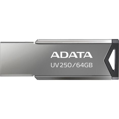 Adata Memoria USB UV250 64 GB USB 2.0 Plateado (1/4)