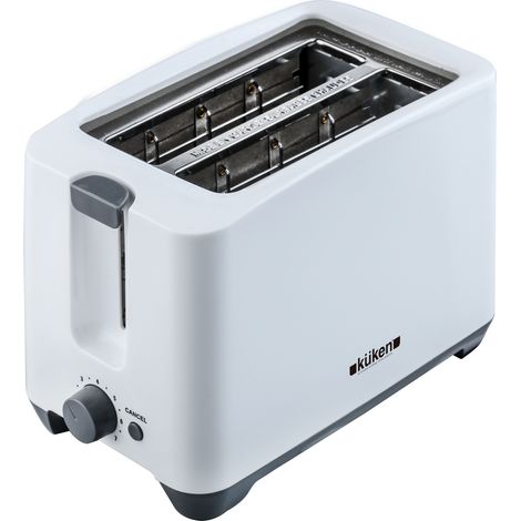 Kunststoff-Toaster 750 W mit 2 Schlitzen (1/2)
