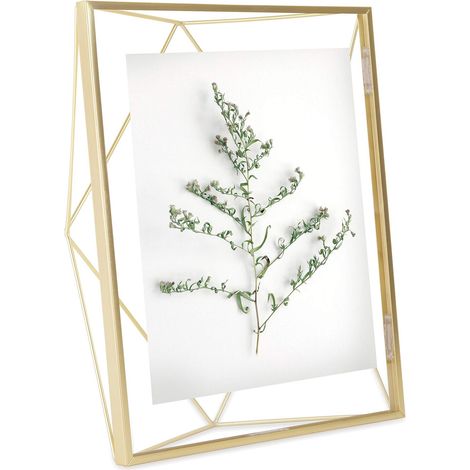 Cornice Portafoto Prisma 10x15 cm Ottone Opaco Umbra (1/5)