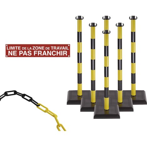 Pack balisage/signalisation Limite de zone de travail - EG 0012 - CLAS Equipements (1/5)