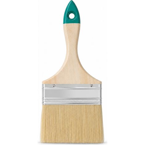 3-inch cleaning brush with wooden handle for barbecue (1/5)
