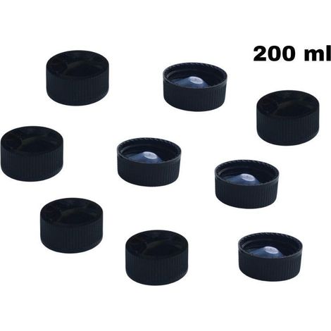 Tappo in plastica Ø22 mm per bottiglietta 200 ml (confezione 48 pz)