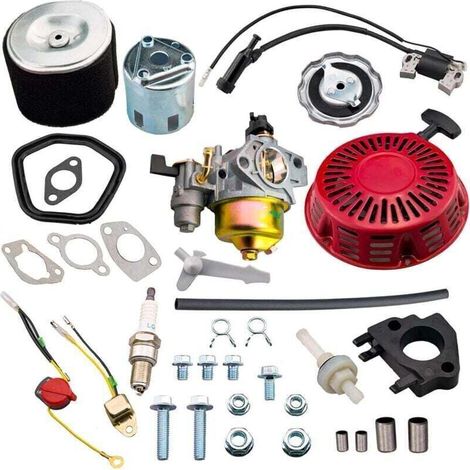 Kit carburateur démarrage Honda GX340 GX390 GX420 11HP 13HP 16HP – Compatible moteur Predator 420cc – Inclus : filtre, bougies, joints (1/5)