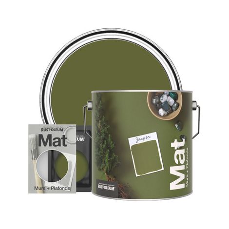 Rust-Oleum Peinture pour murs et plafonds mate lessivable - Jasper (1/3)