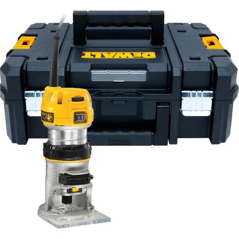 Dewalt D26200 900w Compact Fixed Base Corded Router 240v + Tstak Case (1/4)
