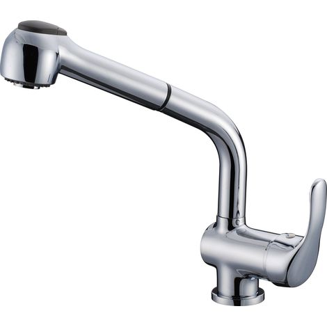 Ricambio flessibile 1,5 m filettatura M15/100 x H1/2" e doccia per rubinetto cucina estraibile