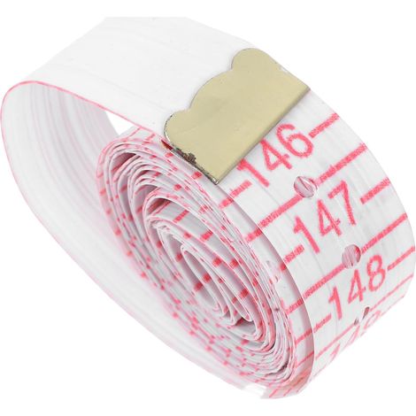 Mètre Ruban de Couturière Tactile pour Aveugles en Plastique Léger, Haute Précision, Accessoire de Mesure pour Personnes Malvoyantes (1/5)