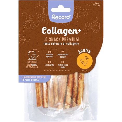 Collagen più  snack per cani sticks taglia s 60 g gusto anatra (1/2)