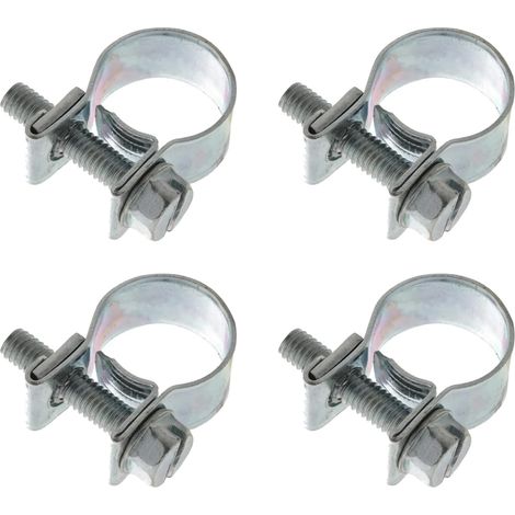 4x COLLIER DURITE ESSENCE 8MM 10MM 12MM 14MM A VISSER TONDEUSE MOTOCULTURE MOBYLETTE MOTO (8-10mm)