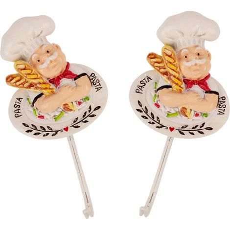 Ganci appendiabiti divertenti a tema cucina, -1 (1/2)