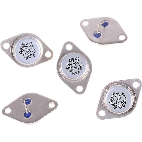 2N3055 NPN Transistor de puissance audio pour amplificateur AF 15 A 100 V (1/4)