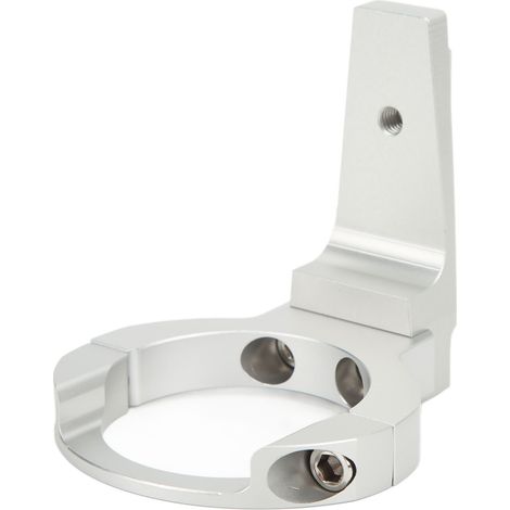 Set mit 2 K3 PLUS Frontgepäckträgerhalterungen aus Aluminiumlegierung für faltbare Fahrräder, Silber (1/5)