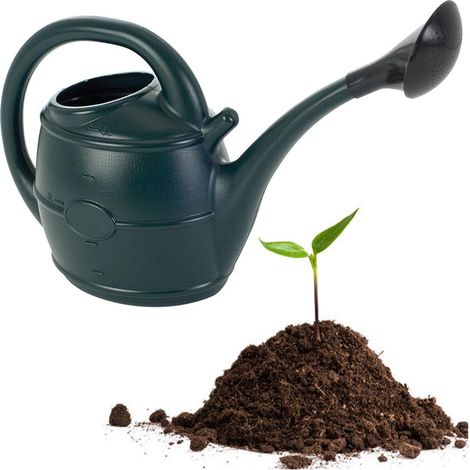 13L Easy To Use Green Watering Can With Rose Head