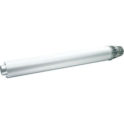 Tubo coaxial para aspiración y desagüe de Ø 60/100, de aluminio (1/5)