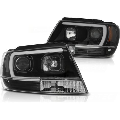 Scheinwerfer mit Standlicht CHRYSLER JEEP GRAND CHEROKEE 99-05 05 SCHWARZ (1/5)