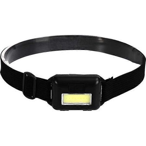 LED-Stirnlampe für den Außenbereich, ideal zum Wandern, Radfahren bei Nacht und Angeln. – 5,70 x 4,00 x 1,70 cm – Schwarz (1/4)