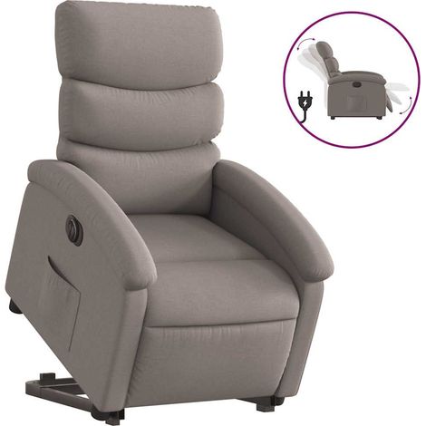 Maison Exclusive - Relaxsessel mit Aufstehhilfe Elektrisch Taupe