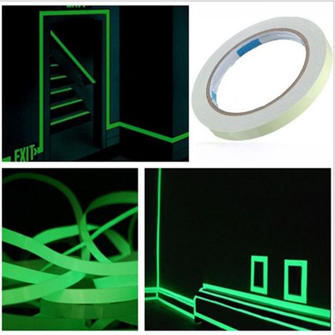 Ruban lumineux auto-adhésif, autocollant de lumière verte, 10mm, 3 mètres, résistant à l'eau (1/5)