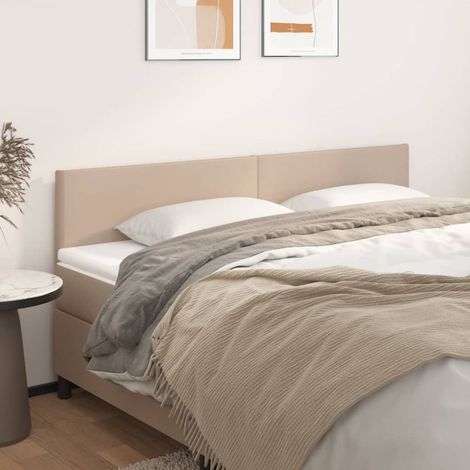 Kopfteile Cappuccino-Braun 160x5x78/88 cm Kunstleder (1/5)